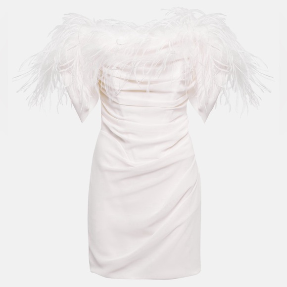 Giuseppe di Morabito feathered minidress Size 4 - Picture 3 of 5